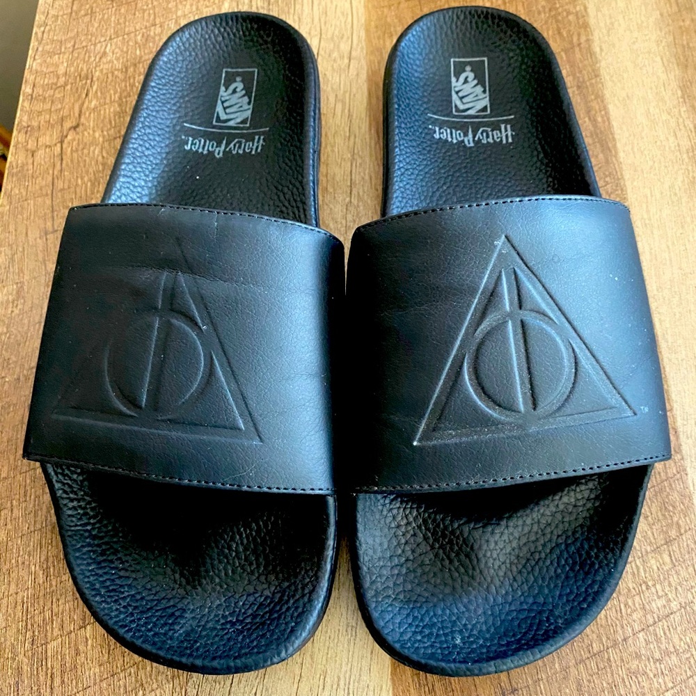 Harry Potter vans deathly hallows sandals